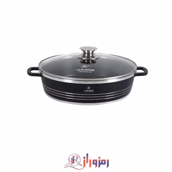 ماهیتابه سرامیکی لایف اسمایل مدل LUSHR_36BB