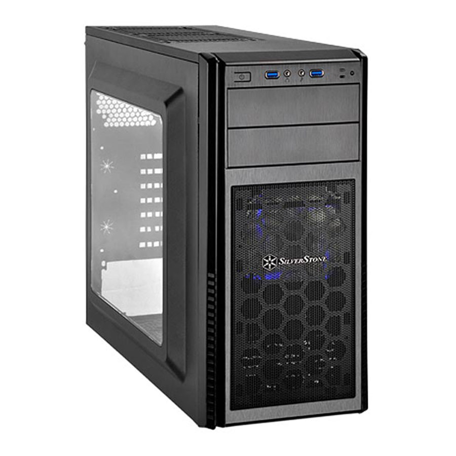 قیمت و خرید کیس کامپیوتر سیلوراستون مدل SST-PS11B-W | یاس ارتباط