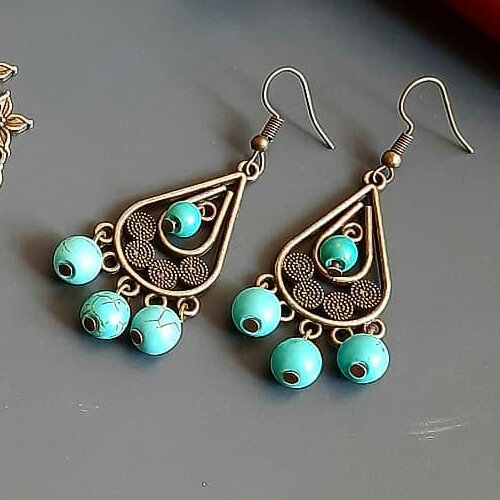 گوشواره فیروزه