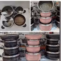 سرویس قابلمه و تابه 7 پارچه زنبوری  هلنا