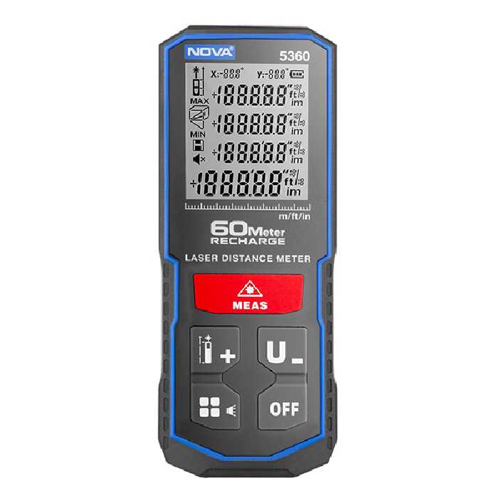 متر لیزری نووا مدل 5360 60 متری