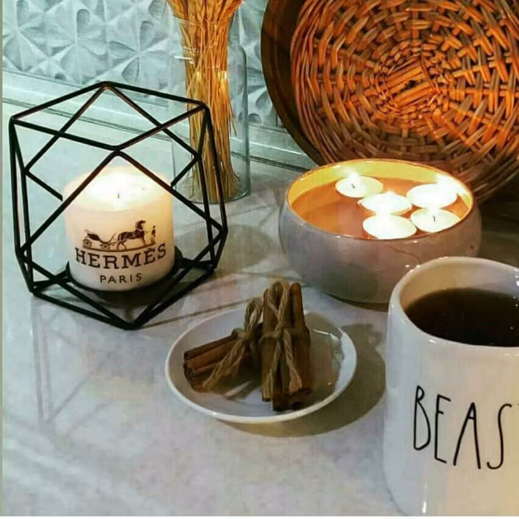 جا شمعی مکعب 