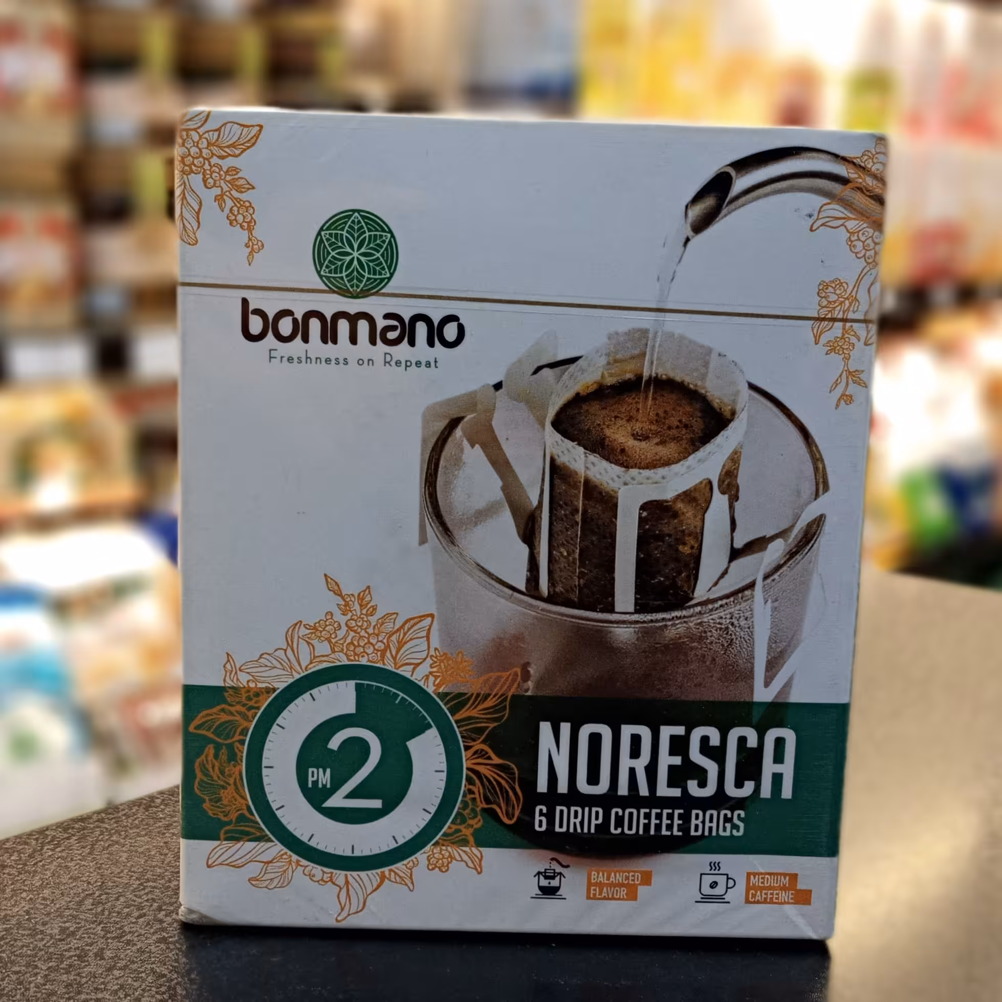 پودر قهوه کیسه ای نورسکا 2عصر بن مانو