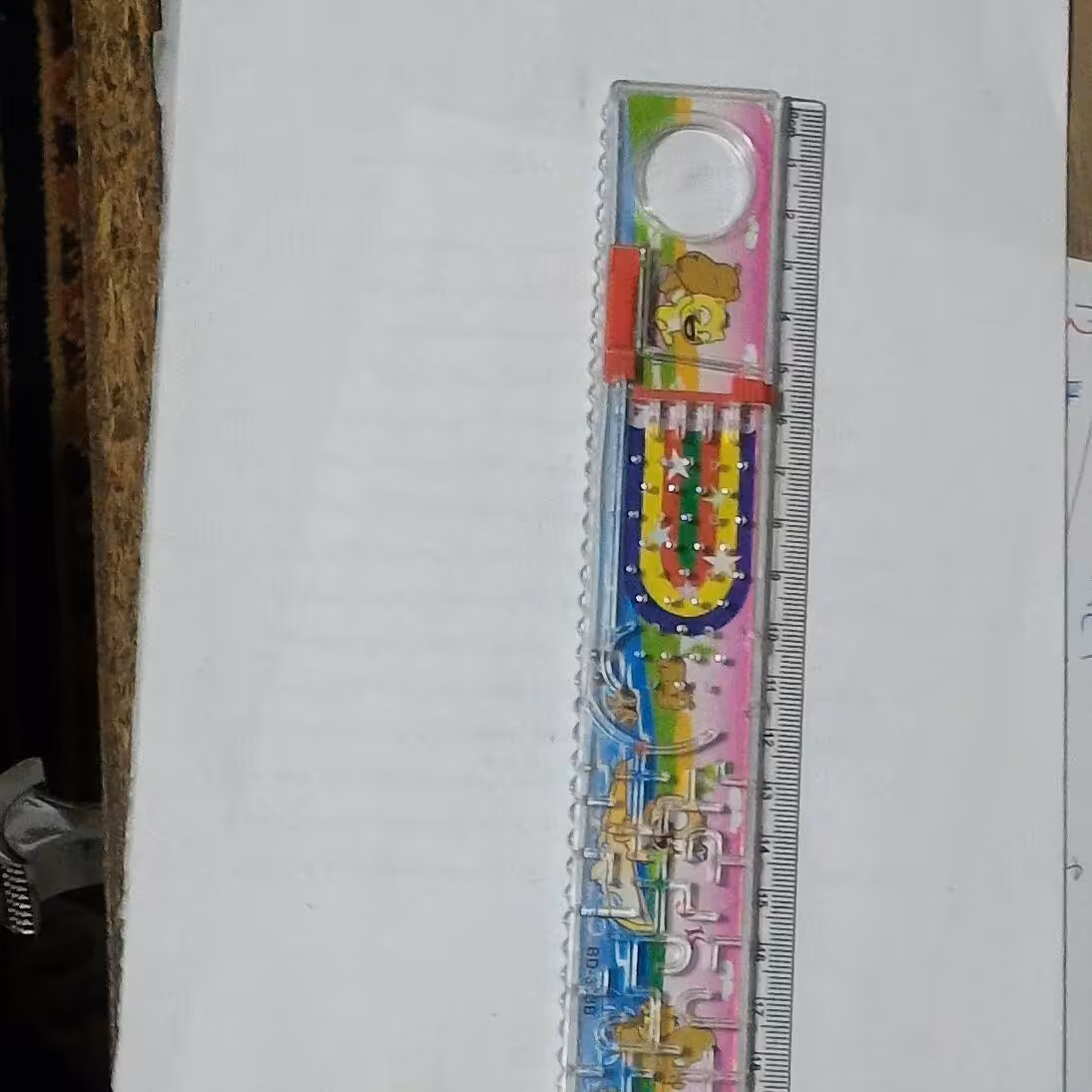 خط کش 20 سانتی همراه با بازی ماز و گلوله