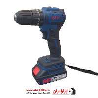 دریل شارژی چکشی براشلس 21 ولت دو باتری پی ای پی مدل BID-2115