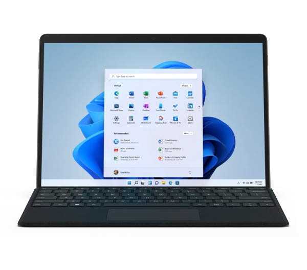 تبلت مایکروسافت 13 اینچ مدل Surface Pro 8 پردازنده Core i5 رم 8GB حافظه 512GB همراه با کیبورد