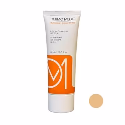 کرم ضد آفتاب درمومدیک مدل PF حجم 50 میلی لیتر