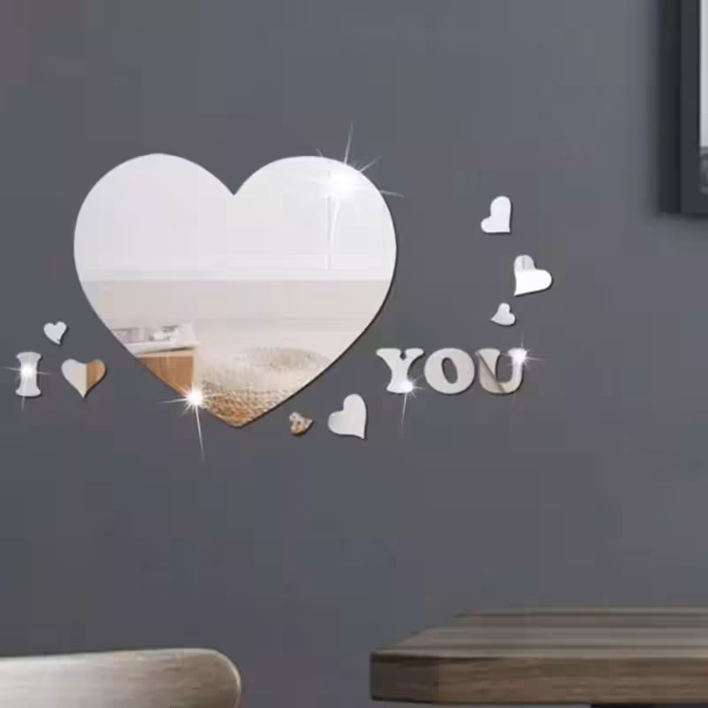 اینه دکوراتیو مدل لاو
