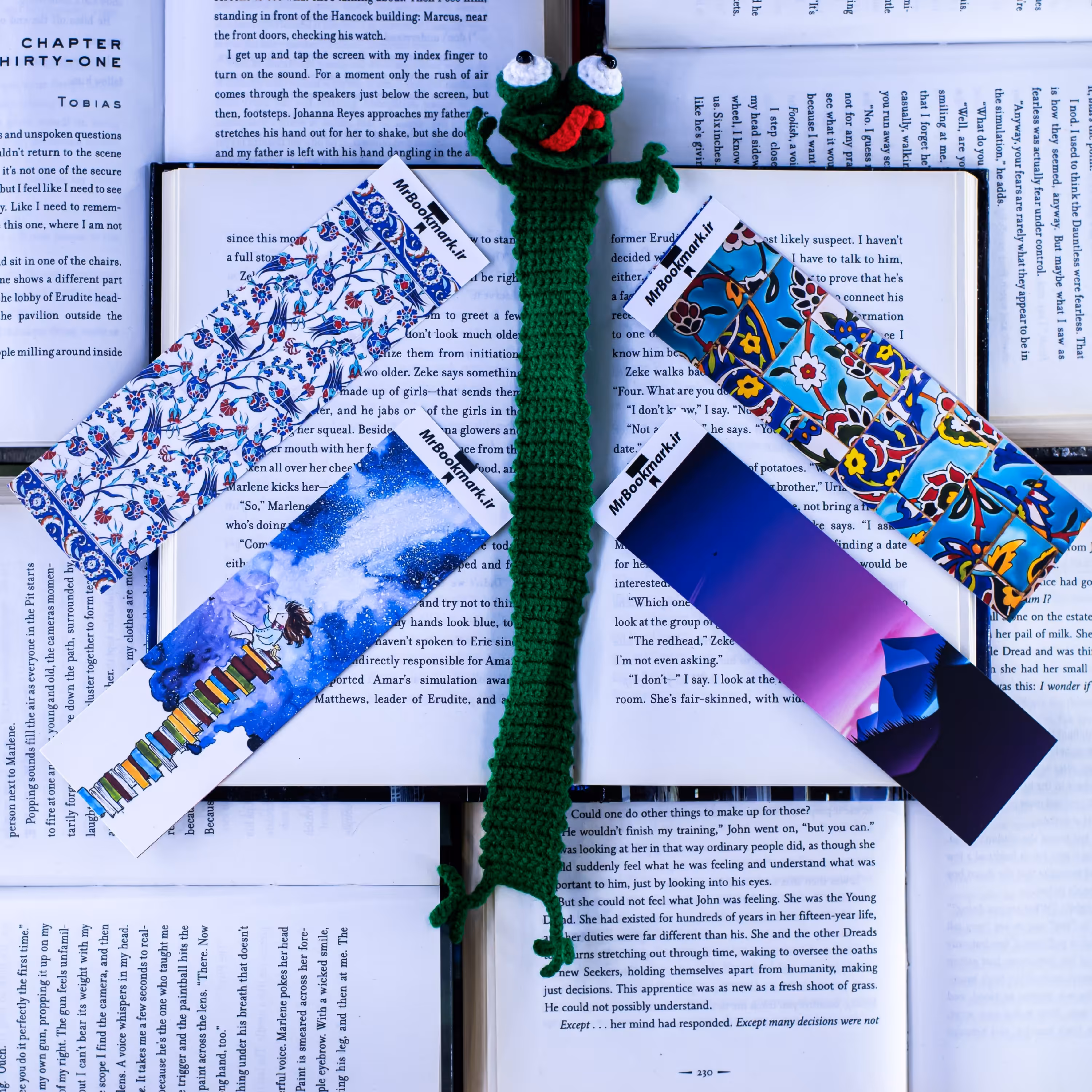  بوکمارک و نشانگر کتاب دارای تخفیف(پک اقتصادی 5 عددی بوکمارک کد کد 03)