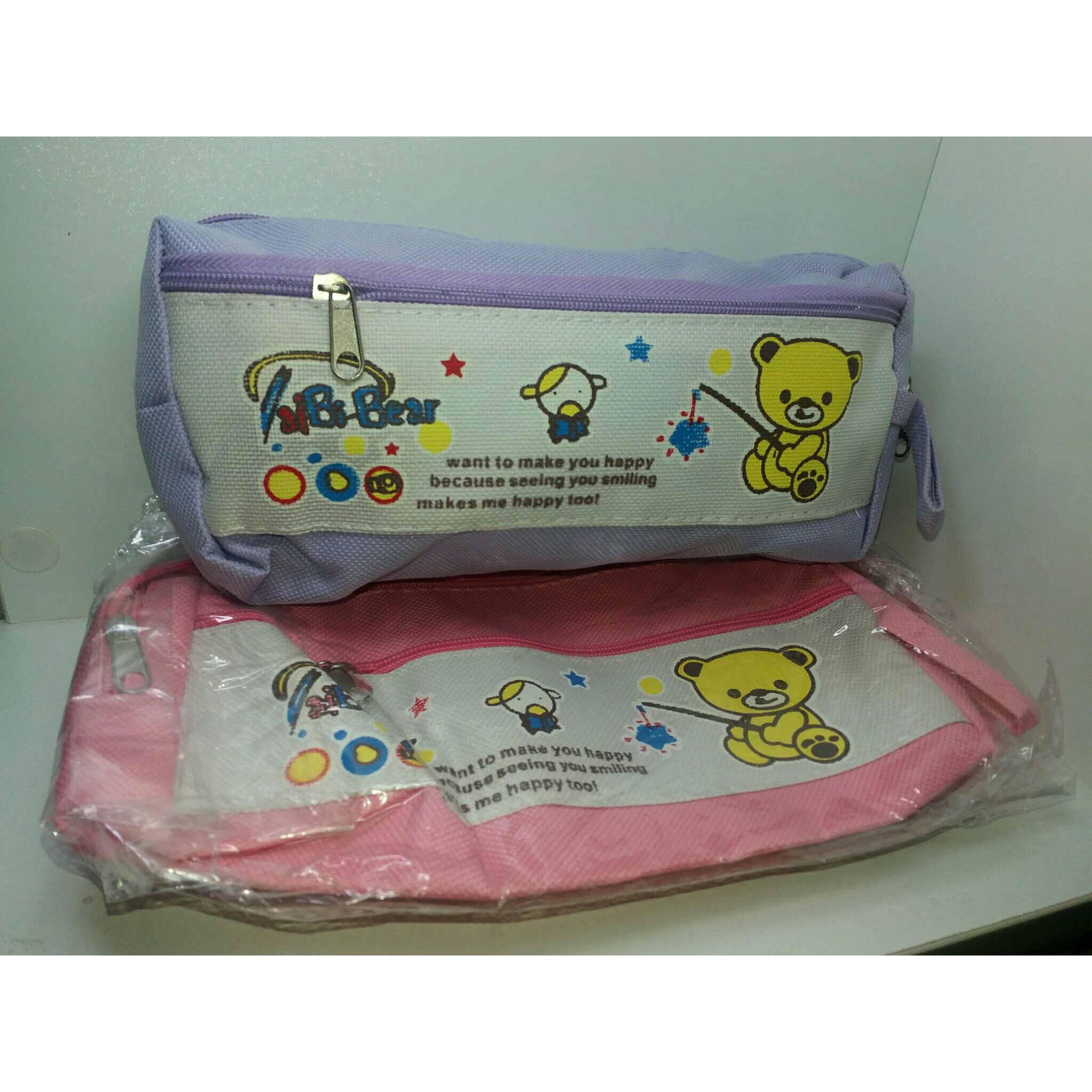 جامدادی طرح خرس 2 زیپ