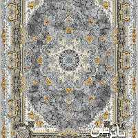 فرش پاتریس 1200شانه گل برجسته طرح تشنه عشق طوسی 12متری