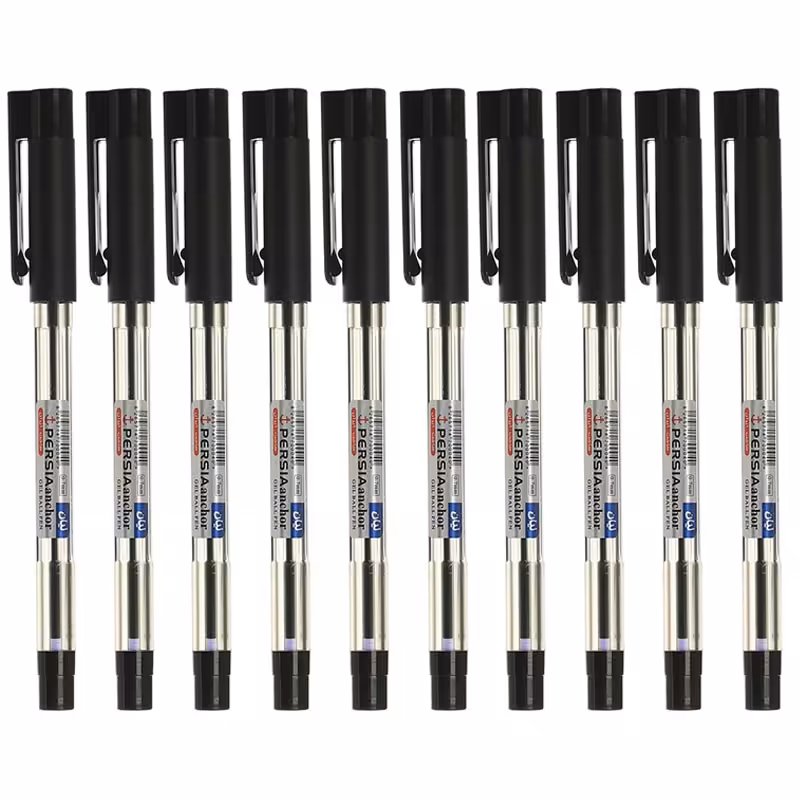 خرید خودکار پرشیا مدل لیان نوک 0.7 میلی متر بسته 10 عددی مشکی