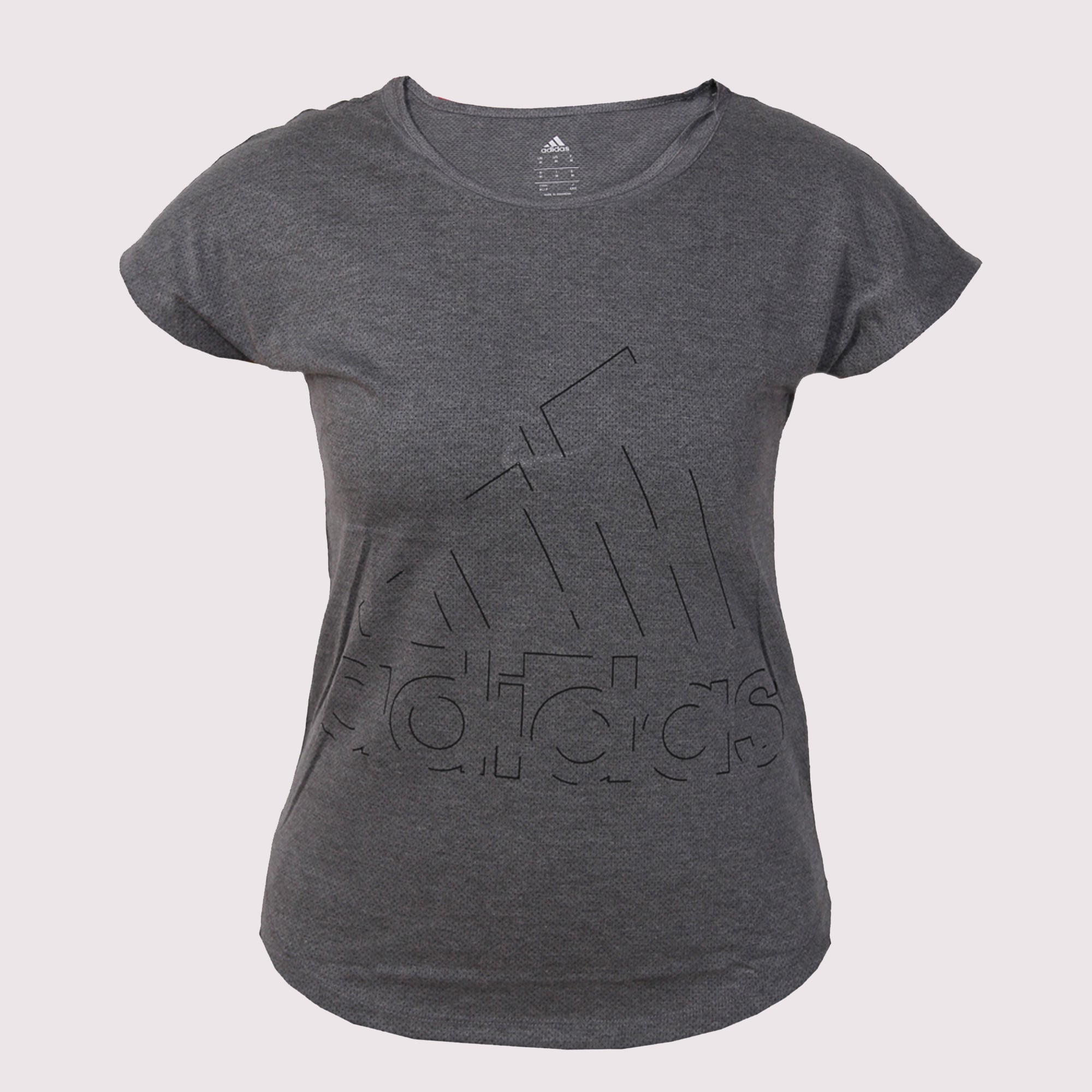 تیشرت زنانه آدیداس (ADIDAS) مدل BF-0746 رنگ خاکستری