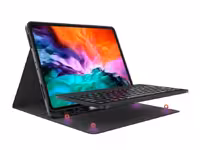 کیف چرمی وگان کیبورد دار آیپد پرو 12.9 2021 گرین Green ipad Pro 12.9 2021 Wireless Keyboard Premium Vegan Leather Case