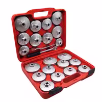 آچار فیلتر روغن نورس مدل کاسه ای کد YP-HM0902-23 مجموعه 23 عددی