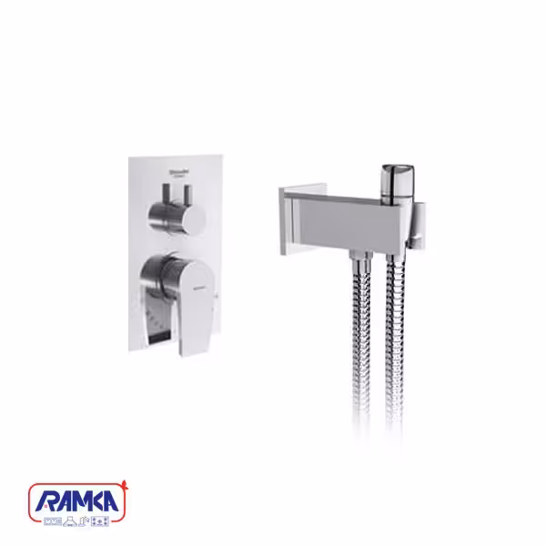 شیر توالت توکار بیده شودر مدل رومر پلاس