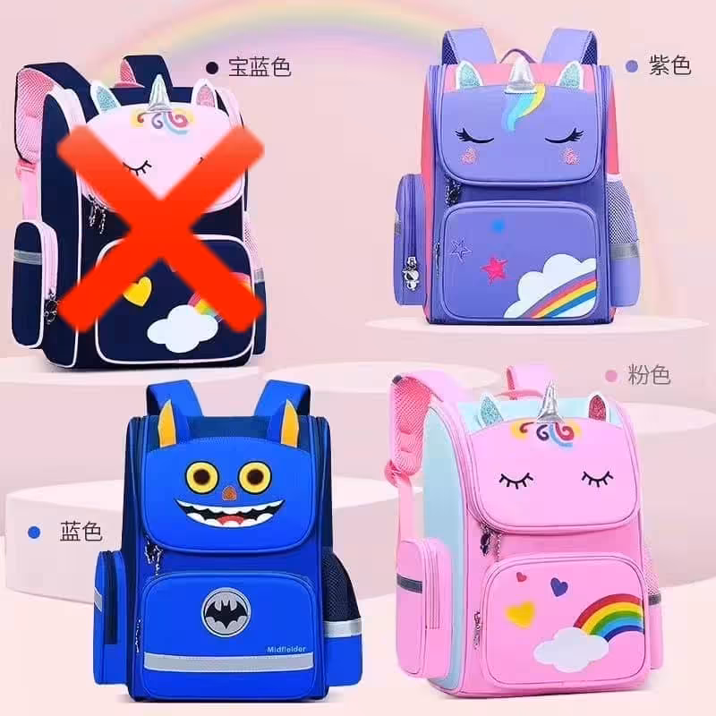 کوله مدرسه یونیکورن اسب تک شاخ عمده خرده واردتی