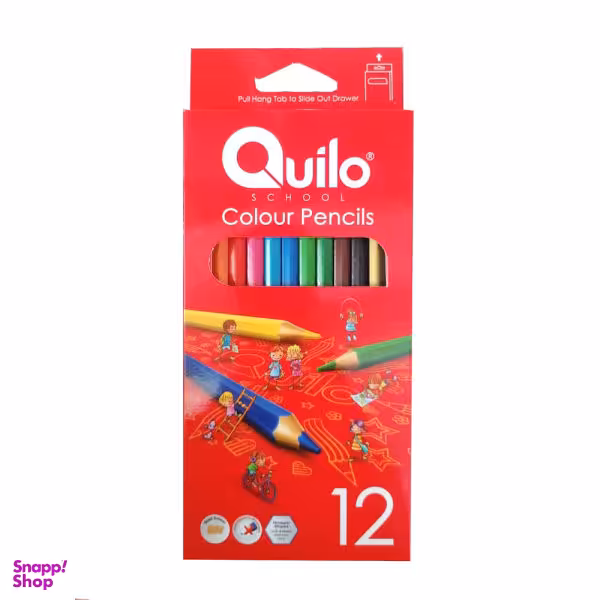 مداد رنگی 12 رنگ کوییلو مدل 634003