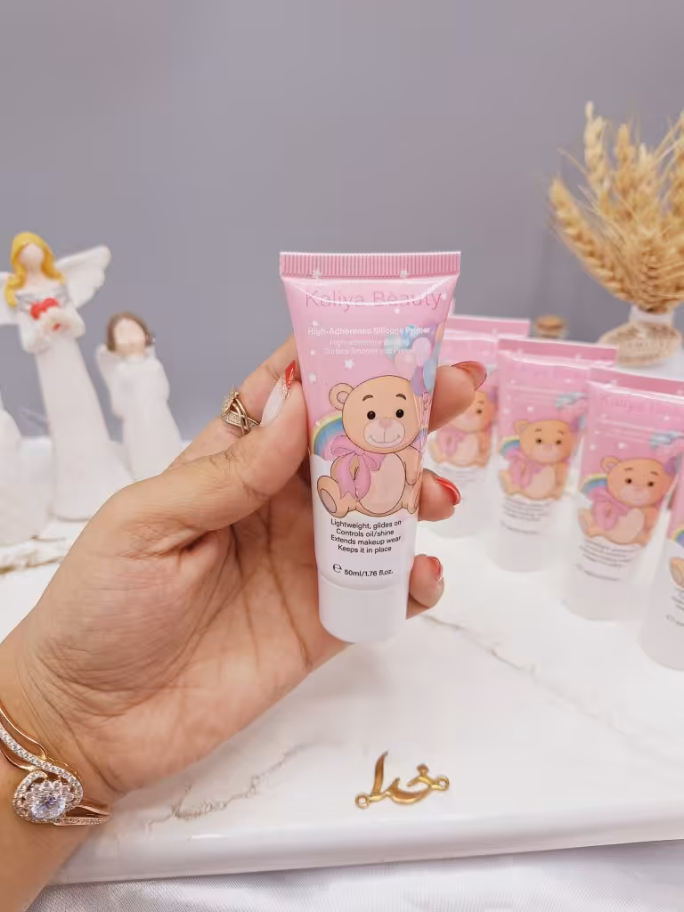 پرایمر تیوپی طرح خرس فانتزی صورتی برند کالیا بیوتی Kalia Beauty کد 095