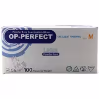 دستکش لاتکس مدل OP-PERFECT بسته 100 عددی ( 3011010008) سایز M