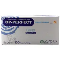 دستکش لاتکس مدل OP-PERFECT بسته 100 عددی ( 3011010008) سایز M