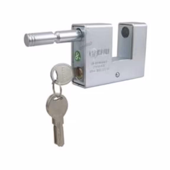 قفل کتابی 100 روکش‌دار چهار کلید آهنی چهارپر ساچمه ای ضدبرش و ضربه کلون