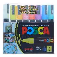 قیمت و خرید ماژیک 8 رنگ مدل پاستلی پوسکا POSCA