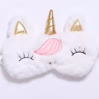 چشم بند پشمالو طرح یونیکورن