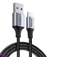 کابل دیتا 2.4 آمپر Lightning به USB 2.0 یوگرین مدل US199 طول 1 متر