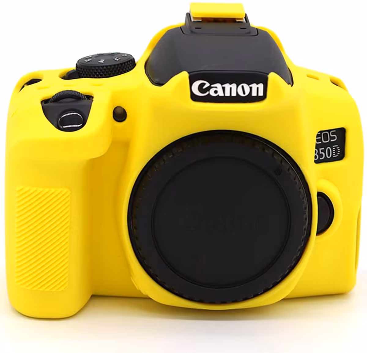 کاور سیلیکونی کانن Silicon cover of Canon camera 850D رنگ زرد