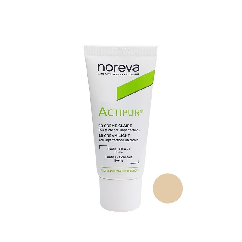 کرم پودر BB نوروا مدل اکتی پور شماره 01 حجم 30 میلی لیتر
