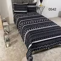 روتختی یک نفره طرحدار گلدوزی دورو سه تکه Line(ضمانت پرز و رنگ )