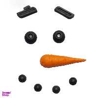 مگنت طرح آدم برفی مدل Mossio IC6 مجموعه 9 عددی
