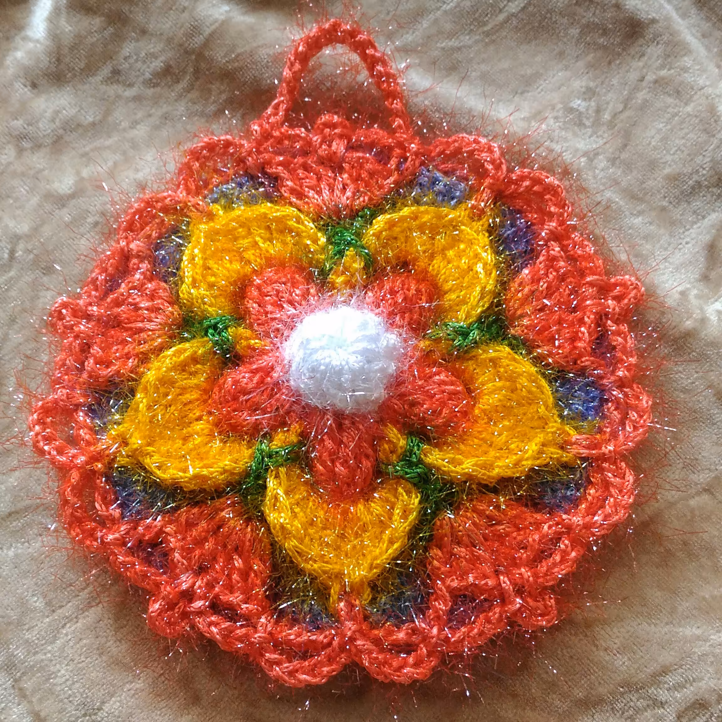 اسکاج گل زیبا ، دو لایه 