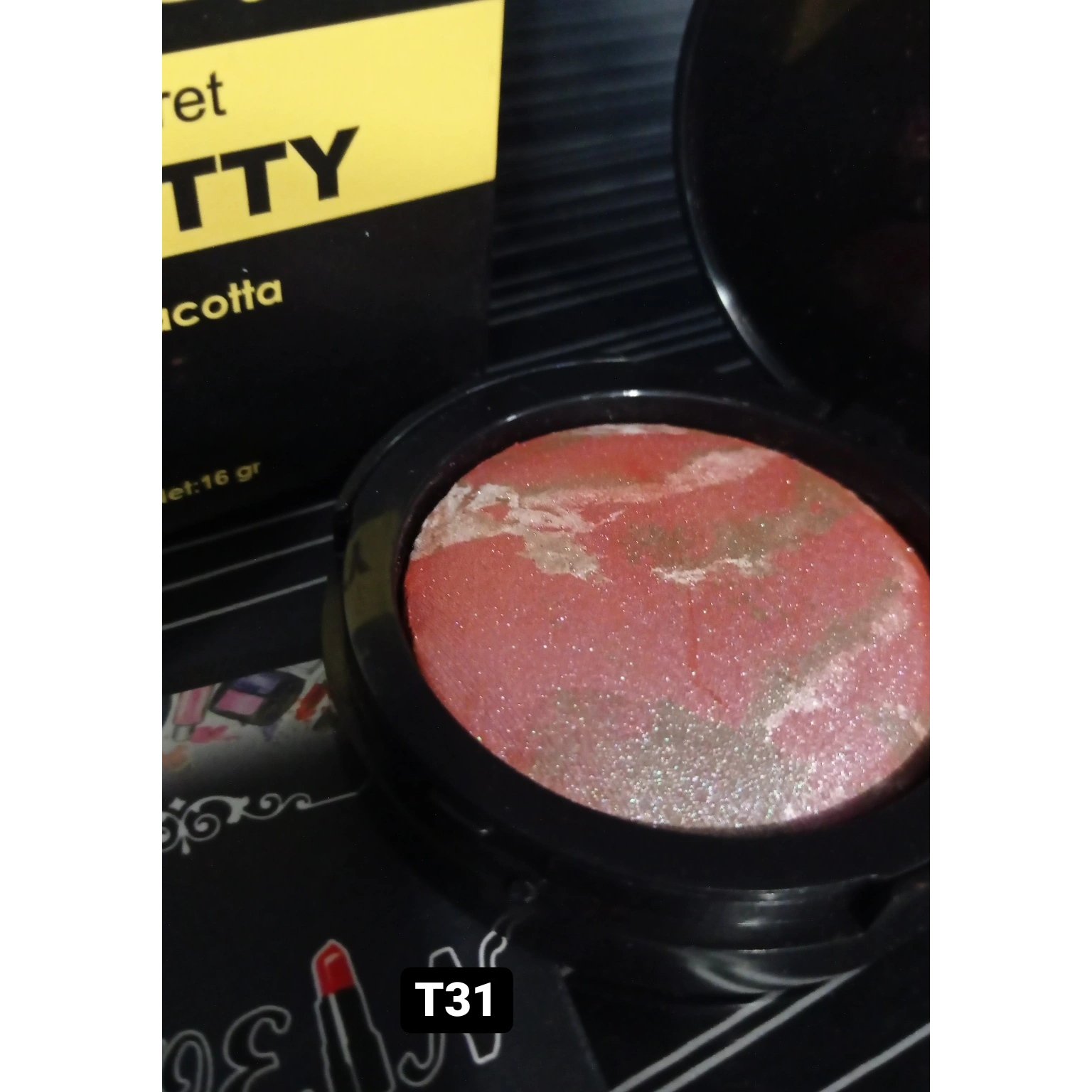 رژگونه تراکوتا سکرت پرتی secret pretty شماره T31