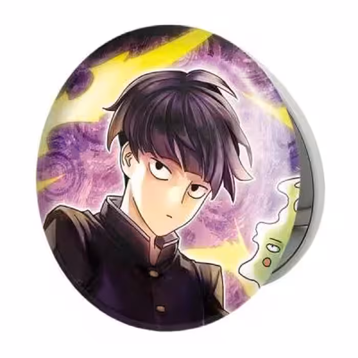 آینه جیبی خندالو طرح شییکو انیمه موب سایکو Mob Psycho 100 مدل تاشو کد 24489