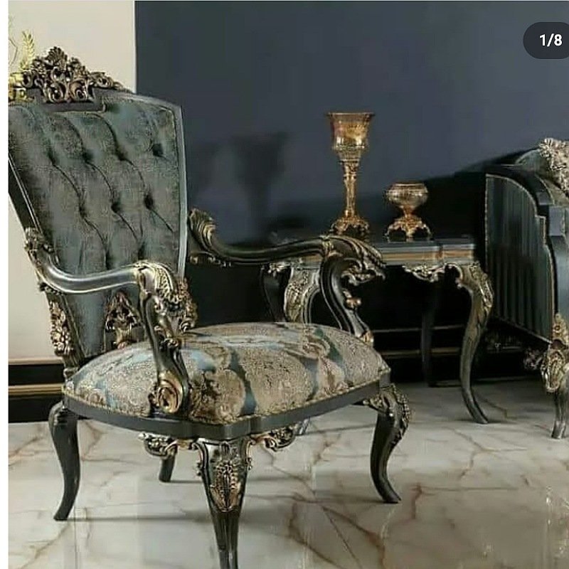 مبل سلطنتی استیل آریو ارسال با باربری پس کرایه