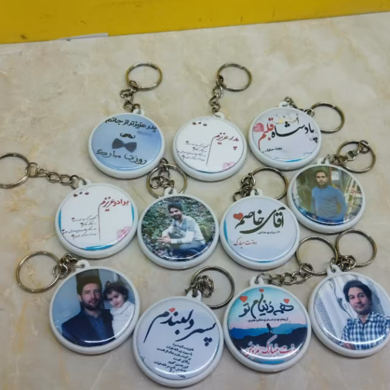 جاکلیدی با قابلیت چاپ عکس و متن دلخواه شما،