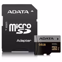 کارت حافظه میکرو اس دی ای دیتا پریمیر پرو کلاس 10 با آداپتور با ظرفیت 64 گیگابایت