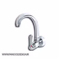 روشویی باستان مدل تک اهرمی قو تو دیواری ونوس