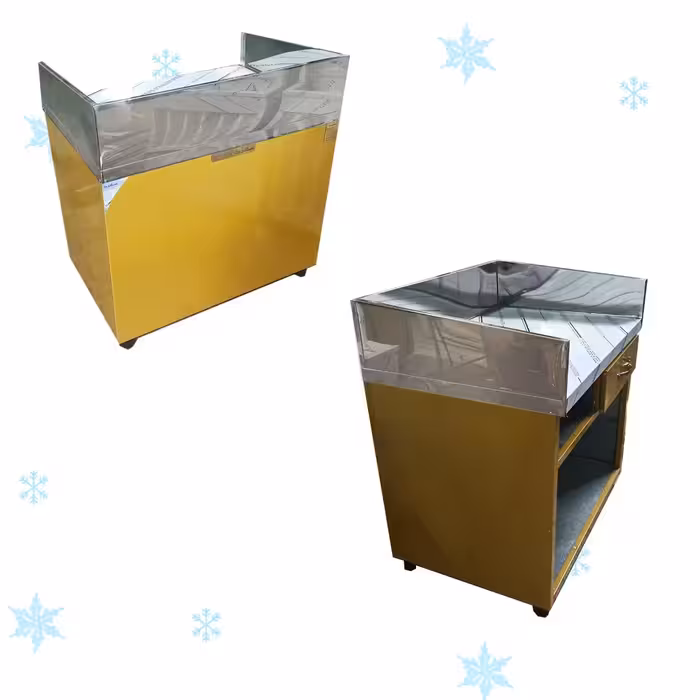 میز کار رویه استیل یکونیم متری تنوع رنگی ( ارسال با باربری پس کرایه )