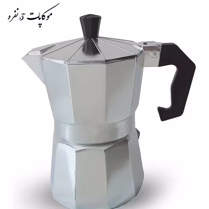 موکاپات یا قهوه ساز دستی3 کاپ رنگ نقره ای
