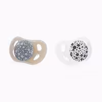 پستانک دو عددی 0 تا 6 ماه سفید طوسی تویست شیک Twistshake