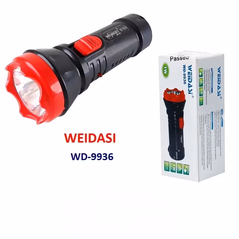 چراغ قوه دستی شارژی ویداسی مدل WD-9936