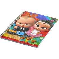 دفتر50 برگ 4 خط سیمی جلد فانتزی بهار دانش 12 جلدی