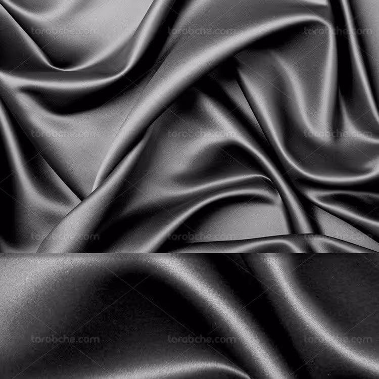 ساتن مشکی 1.5 در 1.5