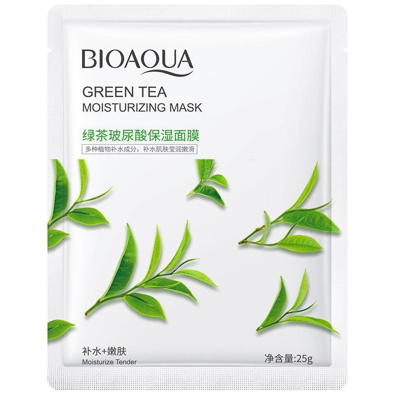 ماسک ورقه ای چای سبز بیوآکوا
Bioaqua green tea facial mask