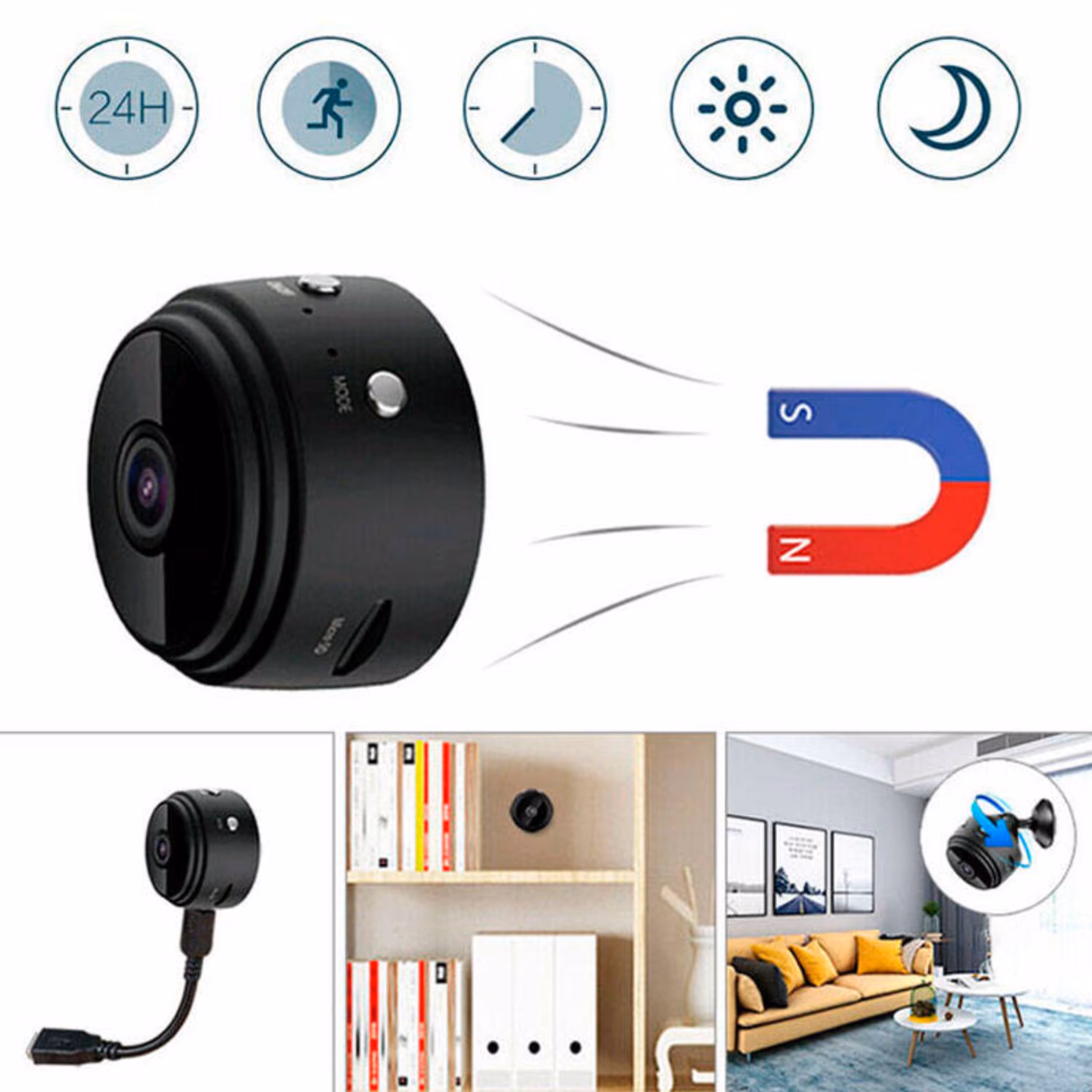 دوربین مدار بسته تحت شبکه وای فای WIFI-V380-SQT