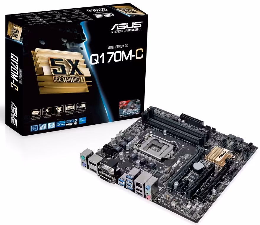 مادربرد ایسوس مدل کیو 170 ام سی سی اس ام