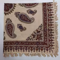 قلمکارمربع نقش بته جقه ابعاد120در120